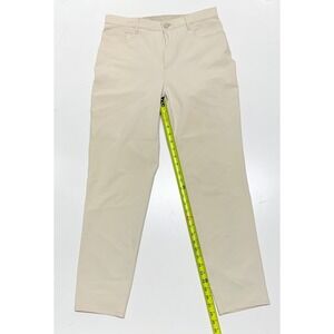 G/FORE Womens Golf Pants Beige Straight Leg Performance Stretch Chino Size 6